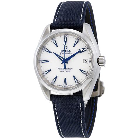 omega watch blue and white